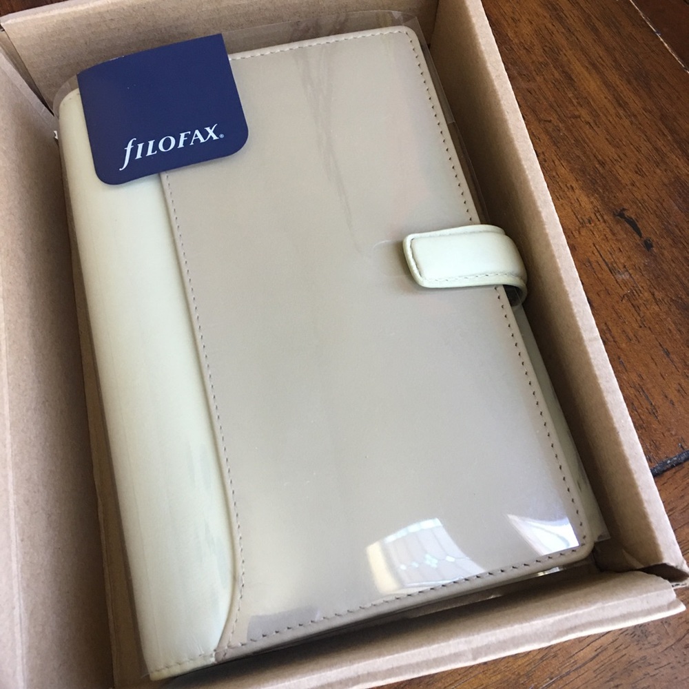 Personal Filofax Nappa Vanilla